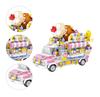 Dining Car Blocks Toy Educational Boredom Relief Children Food Truck Building Blocks for Boys Girls