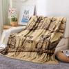 Vintage Owls  Print Flannel Blanket, High Quality Comfortable for All Seasons, Home Decor, Warmth and Comfort
