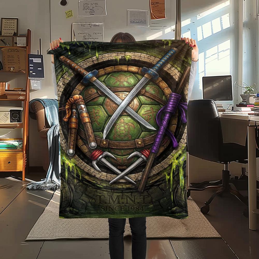 Teenage Mutant Ninja Turtles Elemental Power Blanket Blanket Home Decor Air Conditioning Blanket Office Rest Blanket Nap Blanket