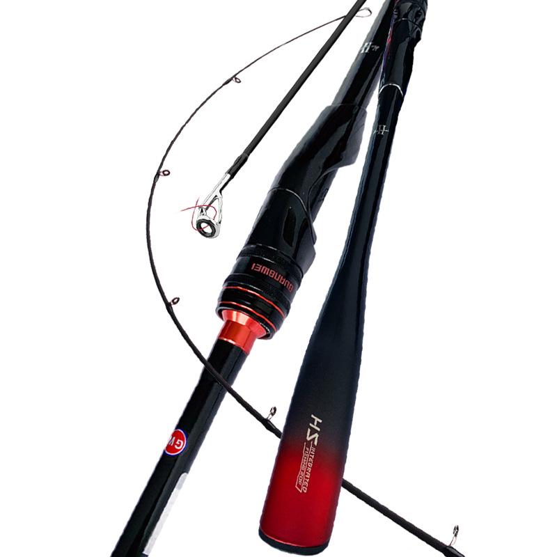 Guangwei GW Second Gen Versatile Carbon Lure Rod, ML Action, All Water Areas, Straight Handle, Genuine Product