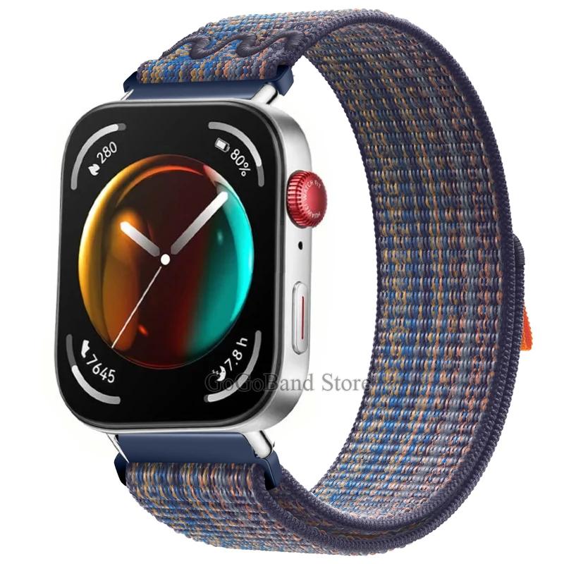 Nylon Loop Strap For Huawei Watch Fit 3 Smartwatch Sport Bracelet Soft Band For Huawei Watch Fit 3 Corrra Watchband Accessories