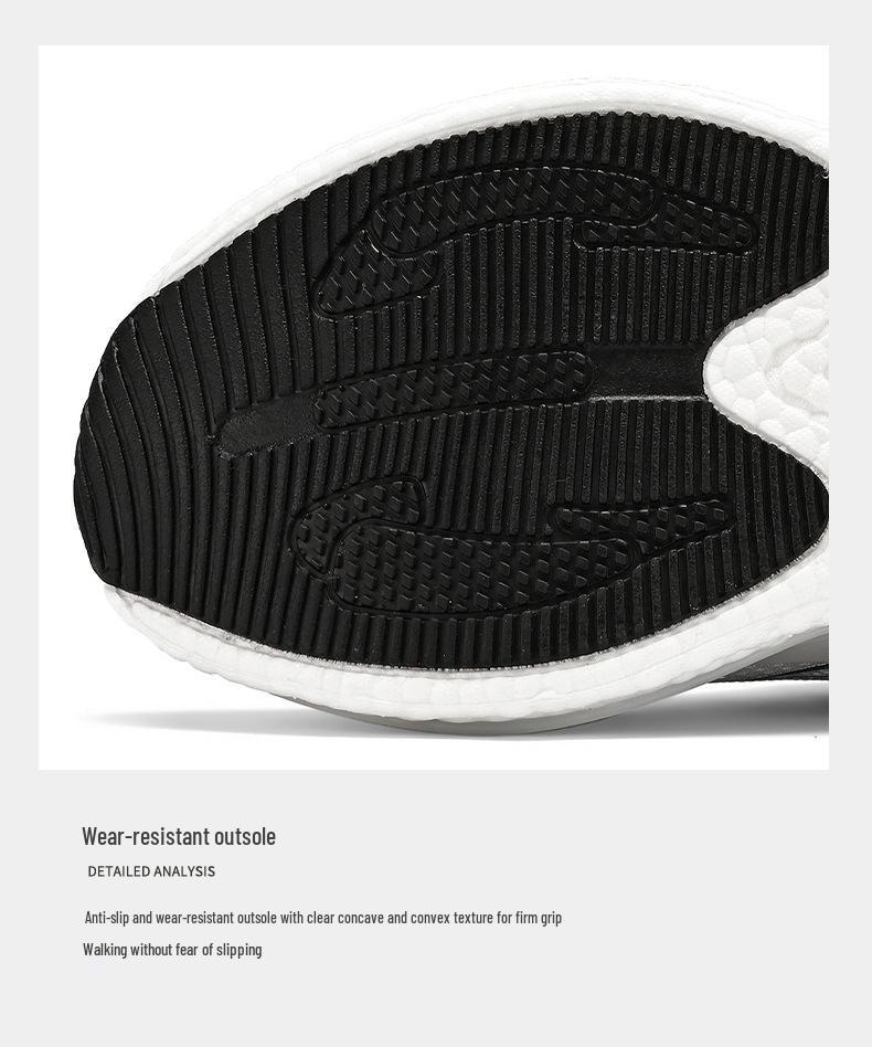 2024 Men's Rotating Buckle Mesh Running Shoes - Breathable, Casual, Trendy, All-Season Footwear