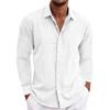 Camicia a maniche lunghe da uomo con colletto button-down   Camicia Camicia a maniche lunghe da uomo