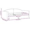 VidaXL Lit de repos gris foncé 90x190 cm tissu 354122