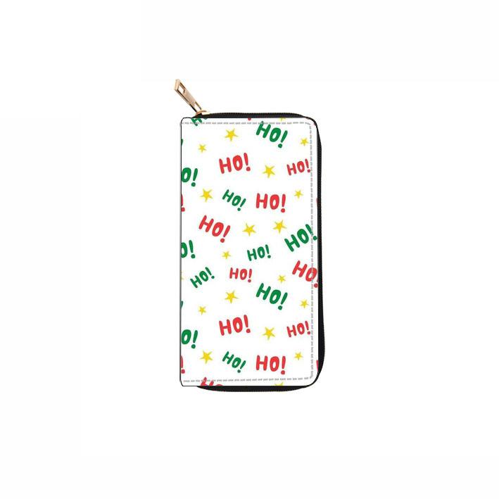 

Рождественский длинный кошелек на молнии кошелек кошелек