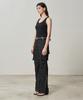 Lense Side Zipper Cargo Bootcut Pants Black