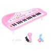 Children Music Instrument Toy with Microphone Battery Powered 37 Keys Electric Music Toy