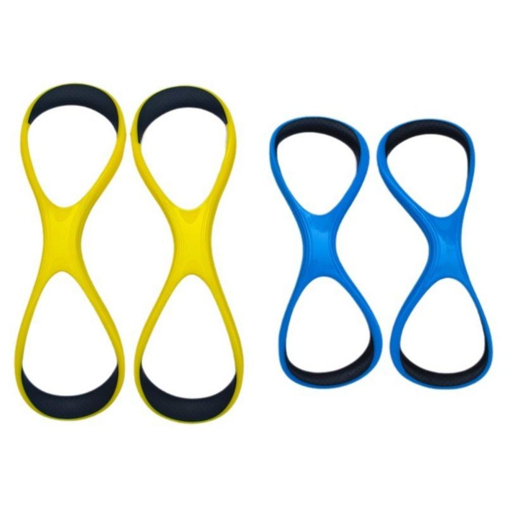 High Elbow Design Forearm Fulcrum Fin 8 Shape Swim Training Paddle Webbed Glove  Swim Training