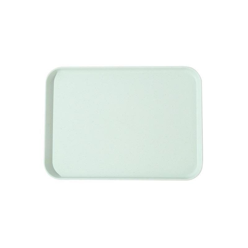 Children's Rectangular Plastic Puzzle Plate for Catering and Fast Food