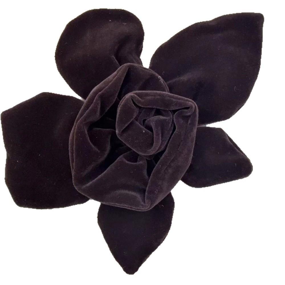 Velvet Fabric Flower Brooches Handmade Soft Cloth Art Corsage Fabric Withered Rose Brooch Women's Jewelry Accessories