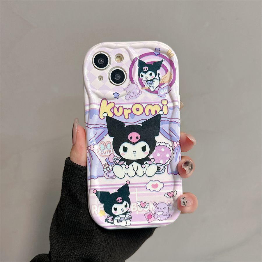 

Hello Kitty Kuromi Phone Holder Chain Case For Xiaomi Redmi Note 15 5G 15C 15 14C 13C Note 14 13 12 Pro Plus 5G Pochacco Casing Redmi Note 14 Pro 4G