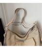 Women's 2026 Large Capacity Canvas Tote - Trendy Student & Commuter Shoulder Bag