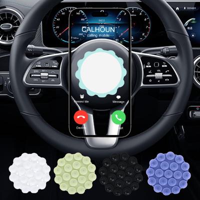 Universal Car Dashboard Suction Phone Holder Adhesive Silicone Sticker Phone Stand Hand Mobile Device Mount Interior Accessories