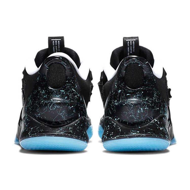 Nike Adapt Bb 2.0 Gc Low Top Basketball Shoes Men Sneakers Black White Blue CV2442-002