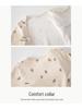 Newborn Baby Girl Onesie - Pure Cotton Spring/Autumn Full Moon Romper - 100 Days Stylish Outerwear