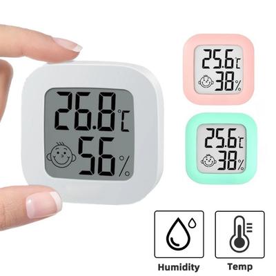Mini Digital Temperature Humidity Meter: LCD Thermometer Hygrometer with Sensor for Indoor Outdoor Home Use