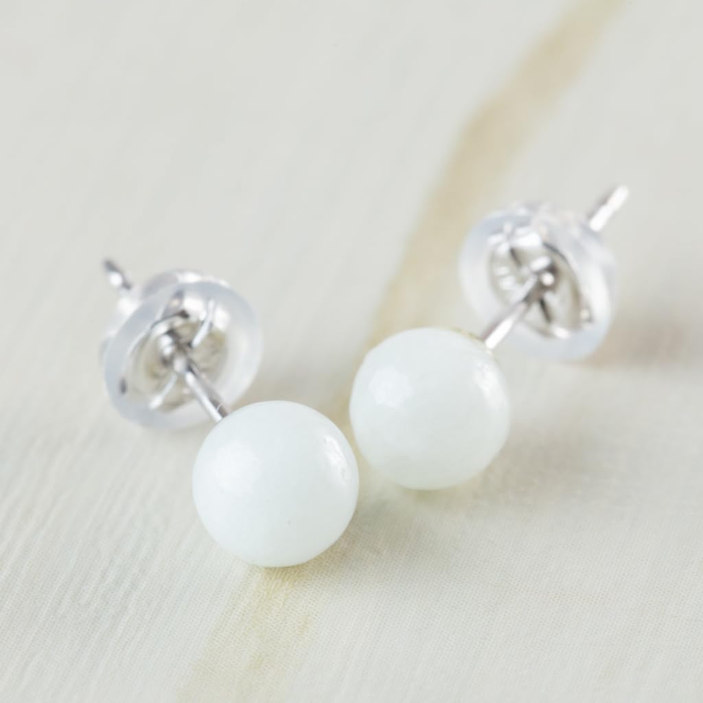 5mm Itoigawa Natural Jadeite Bead Japanese National Jomon Power Stone Jadeite Workshop Guarantee APS0157 Earrings, Stone, [Itoigawa Kotaki/Quality