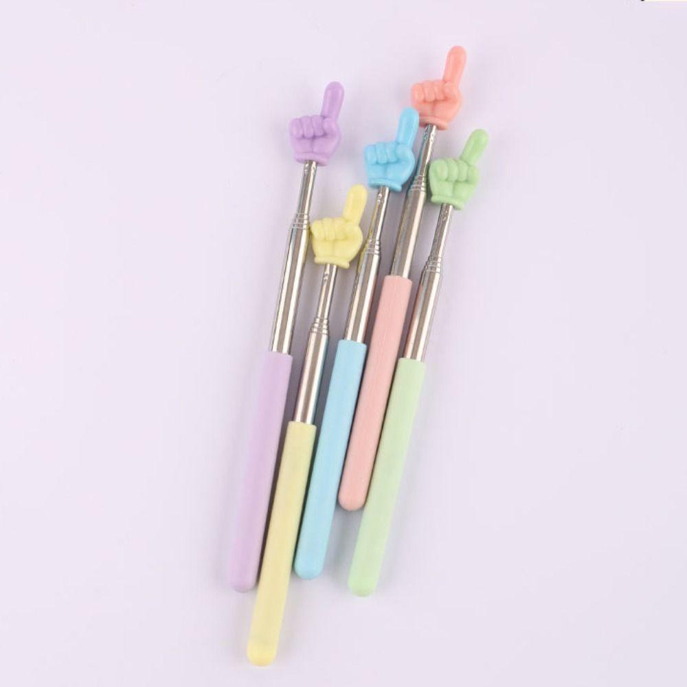 Finger Shape Reading Guide Pointer Retractable Handheld Blackboard Presenter Stick  Meeting