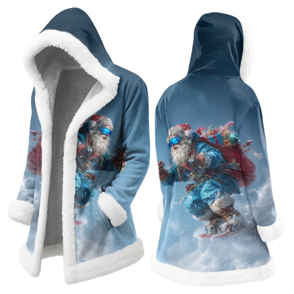 Pánská ležérní bunda s vánočním potiskem