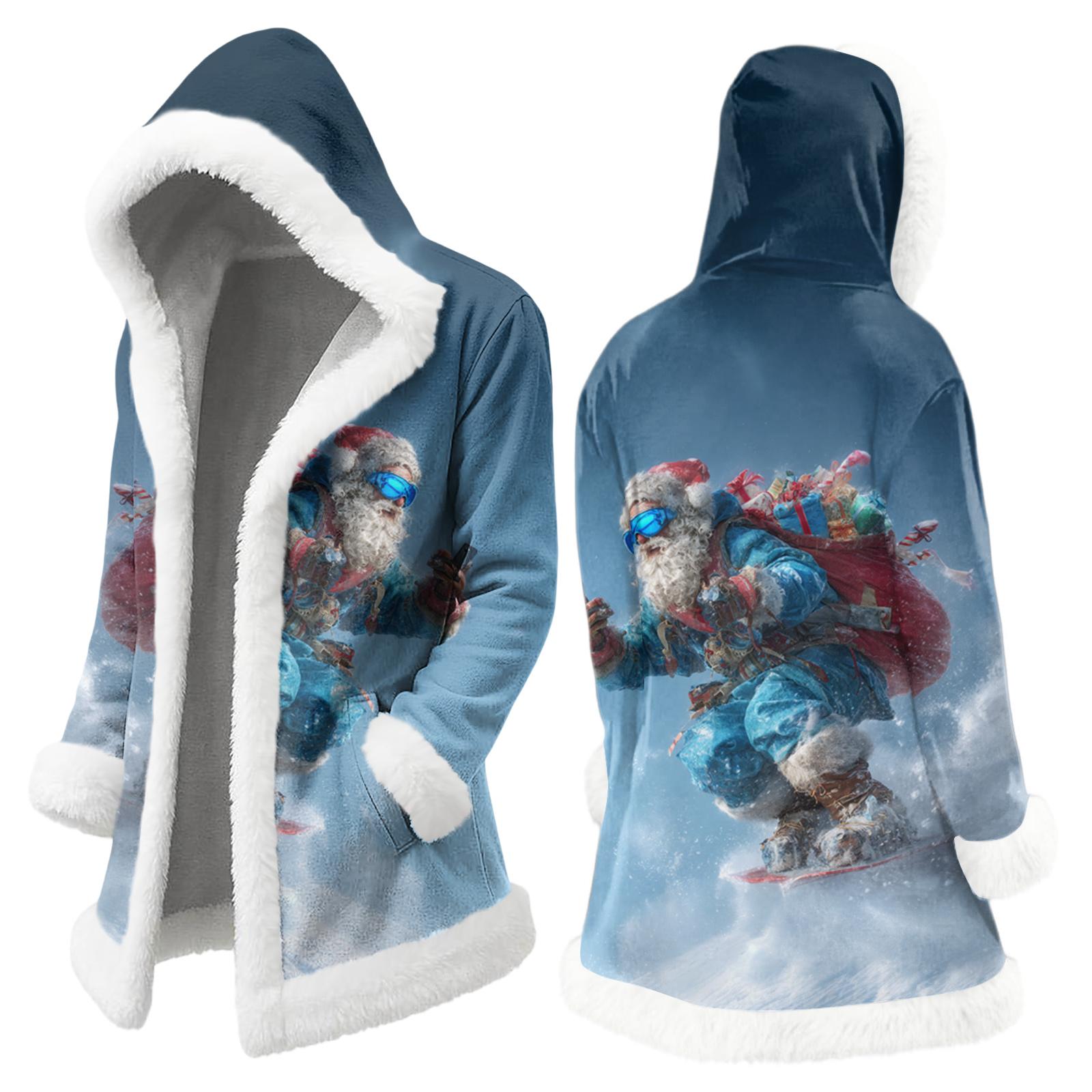 

Мужская повседневная куртка с рождественским принтом XXXXL