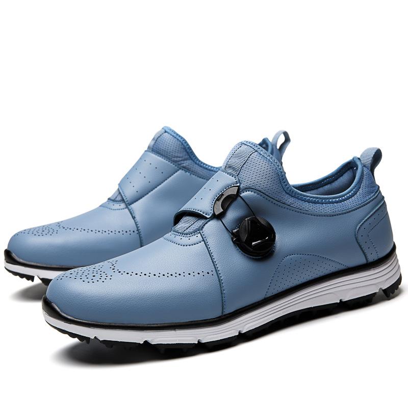High-top Mens Rotating Buckle Sneakers With Sports Shoes Side Anti-slip Wear-resistant Shock-absorbing Casual Shoes