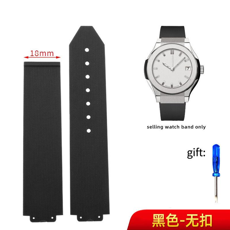 Watch Band for HUBLOT BIG BANG Silicone 20-13mm Waterproof Women Watch Strap Chain Watch Accessories Rubber Bracelet 20mm-13mm