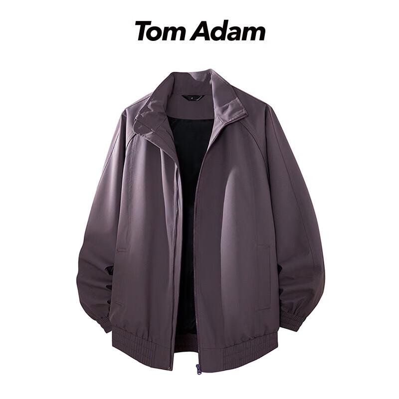 

TOM ADAM Stand Collar Trendy Workwear Casual Jacket 3XL