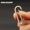 Key Chain Clip Hook Carabiner Outdoor Camping Buckle Keychain Alloy Keychain Carabiner Keychain Clip Key Holder