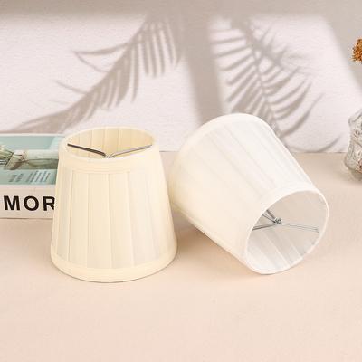 Pantalla de lámpara de araña de estilo moderno de 12 cm de diámetro, con clip, mini pantalla para lámpara de pared, para dormitorio de hotel, lámpara de pie y de noche, cubierta de carcasa.