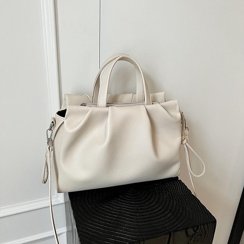 

Trend hand bucket bag, summer new fashion simple shoulder bag, high-end messenger bag