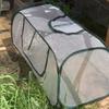 Yousheng Collapsible Plant Greenhouse Plants Pop-Up Mesh Cover with Side Window Planter Box Protector Cage for Raised Beds Fruits Vegetable Rows