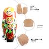 Iplusmile Unpainted White Wood Matryoshka Set of DIY Matrioshka Wooden Unfinished DIY Matrioshka Traditional Wooden Decorative Item Dolls, 6, Toys,
