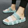 Sandals Men's Trend 2025 New One Man and One Woman Wearing Beach Shoes Non-slip Soft-soled Cool Slippers Thick-soled Slippers Summer