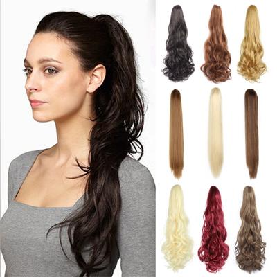 Claw Clip On Ponytail Hair Extension Synthetic Ponytail Enxtension Hair for Women Pony Tail Hair Hairpiece