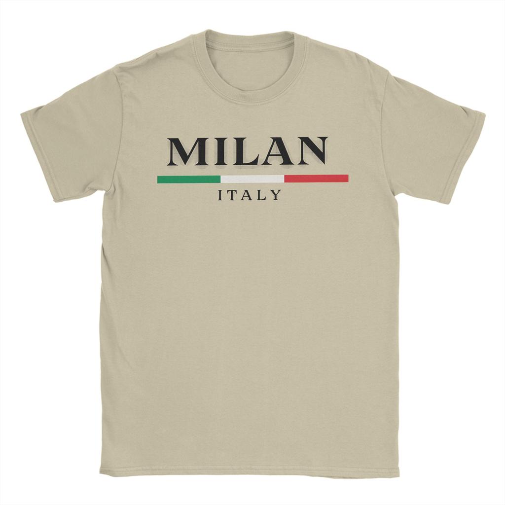Milan Italy  TShirt  Harajuku TShirts Short Sleeve Streetwear Tshirt Summer Cotton Plus Size XL Top Tees