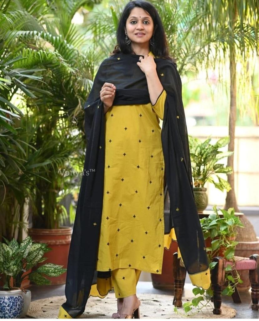 Damen Designer Kurti Hose Dupatta Set Bollywood Top Tunika Kurti Salwar Kameez Indisch Pakistanisch