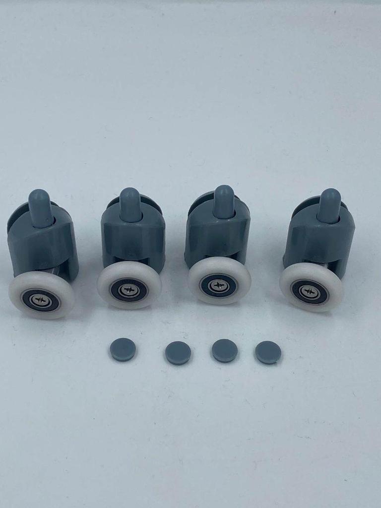 4 stuks-8 stuks/set Douchecabines Wieltjes / Douchecabine Rollers / Lopers/Wielen/Poelies Diameter 20mm/22mm/23mm/25mm/27mm