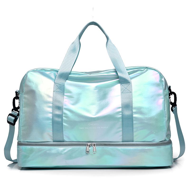 Women's Glossy Sport Yoga Bag 2025 - Stylish Crossbody & Handheld Travel Bag, Ideal for Fitness Enthusiasts.