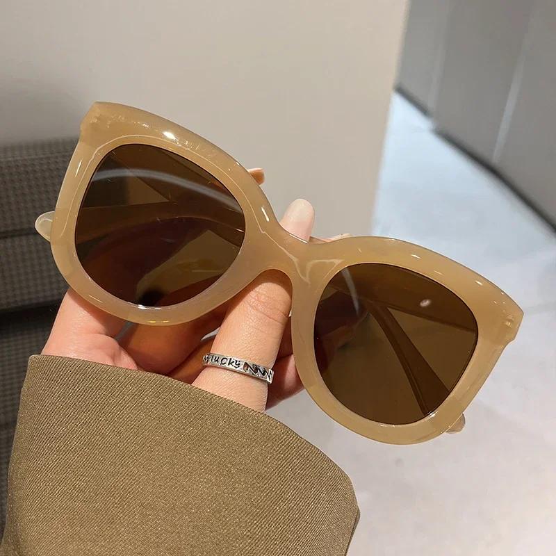 Oversized Butterfly Cat Eye Sunglasses New Trendy Fashion Female Colorful Popular Brand Designer Eyewear Women Shades