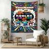 Roblox Custom Dit Navn Vægdekoration Vægtæppe Kunst Til Kæledyrs Mindesmærke Fødselsdag Bryllupsfest Baggrund Familiegave