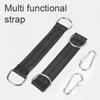 Schwerlast-Schwinggurt mit Karabiner Bruchfestigkeit Nylon Hängematten Gürtel für den Außenbereich