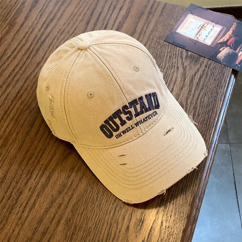 Classic Vintage Cotton Baseball Cap With Embroidery For Sun Protection And Casual Wear