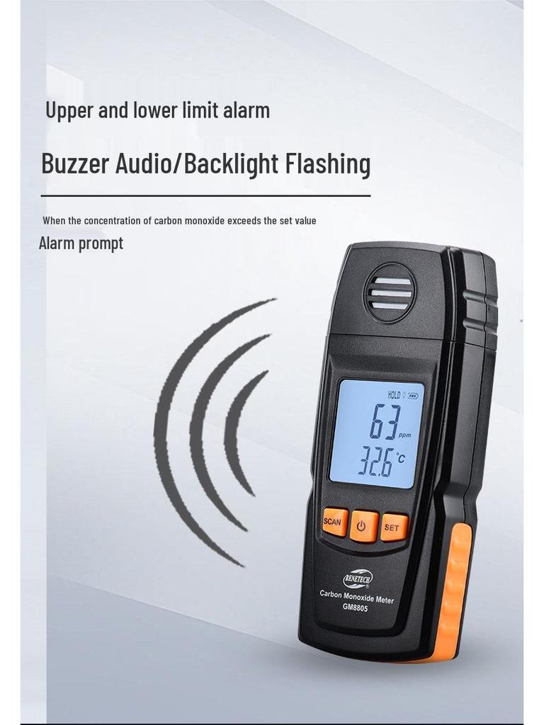 Benetech GM8806 Ammonia Gas Detector: Portable Digital Monitor and Alarm
