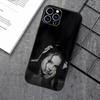 L-Lana Del Rey Singer Phone Case For Apple iPhone 15,14,13,12,11,XS,XR,X,8,7,Pro,Max,Plus,mini Silicone Black Cover