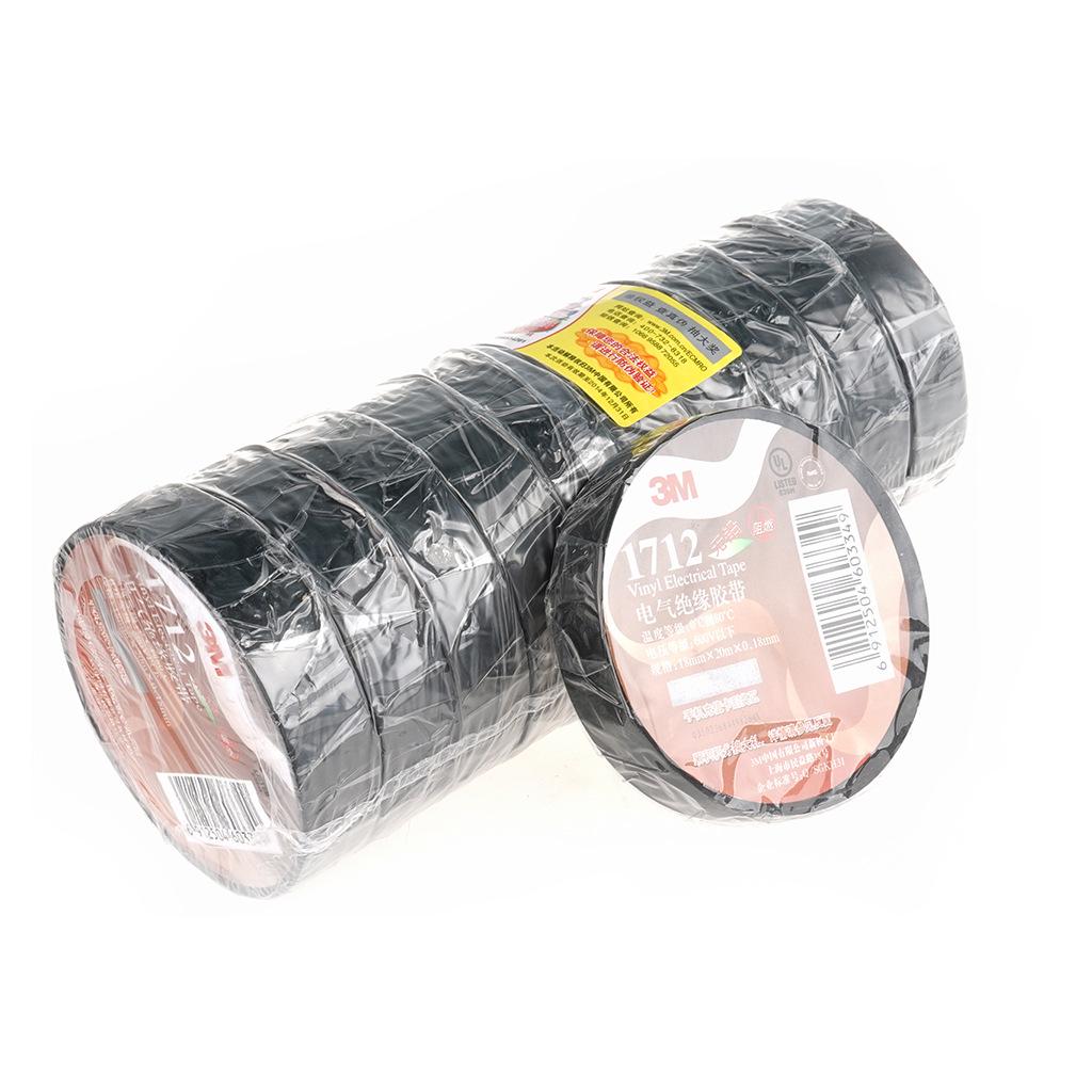 3M 1712 PVC Elektroizolační páska: Izolační páska bez olova, nehořlavá, vodotěsná, odolná vůči vysokým teplotám