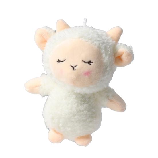 Vivid Sheep Pendant Soft Smooth Surface Cartoon Squint Sheep Plush Pendant for Ornament