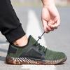 Safety Shoes Men With Steel Toe Cap Anti-smash Men Work Shoes Sneakers Light Puncture-proof Indestructible Anti-smash Shoes