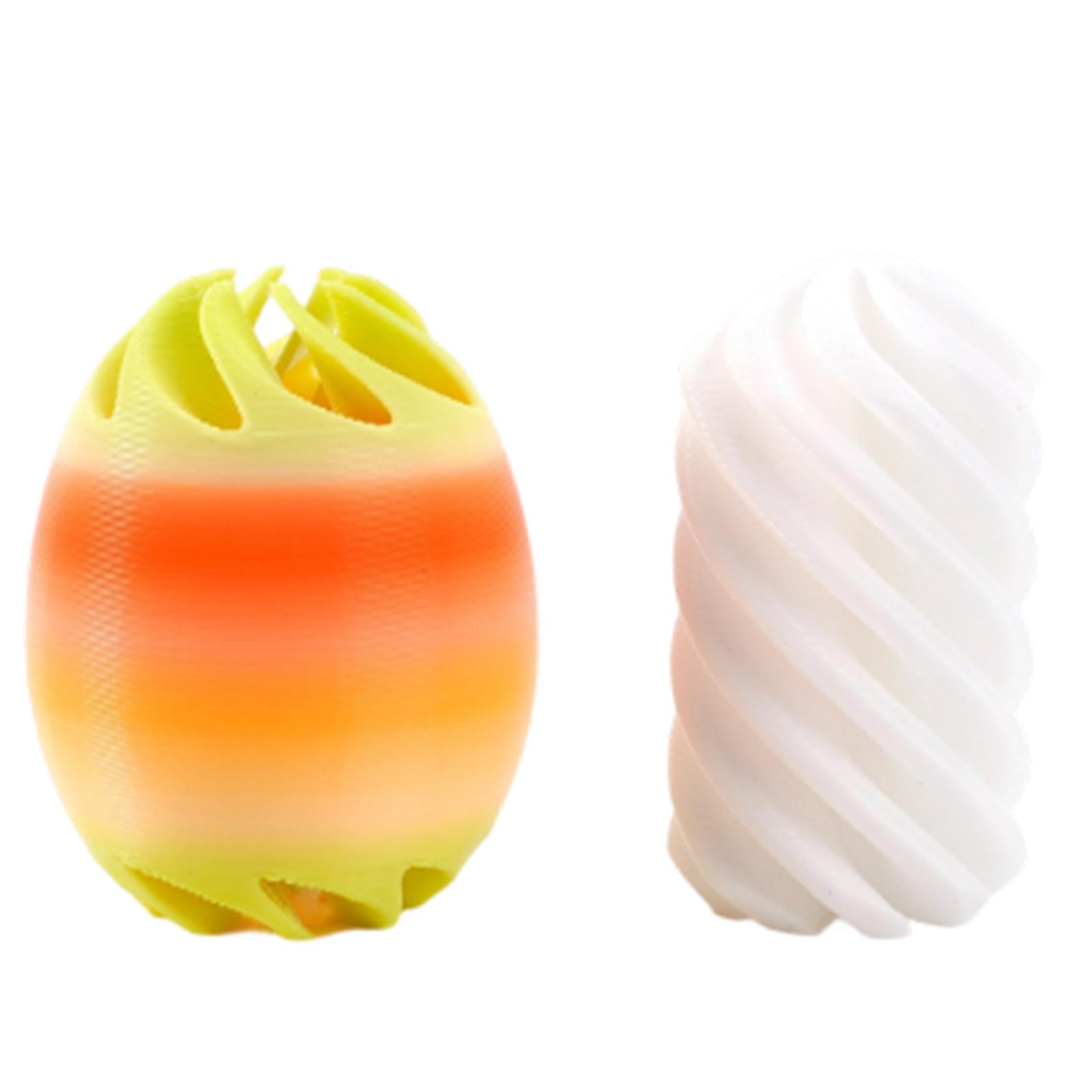 Pack, Spiral Passthrough Sculpture 3D Printed Toys, 3D Printed Toys For Kids Adults - Stress Relief Desk Toy (5 Pac