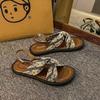 Summer Breathable Ins Versatile High-value Beach Shoes 2025 New Shoes Women's Korean Version Fashion Sandals Women's Outer Wear