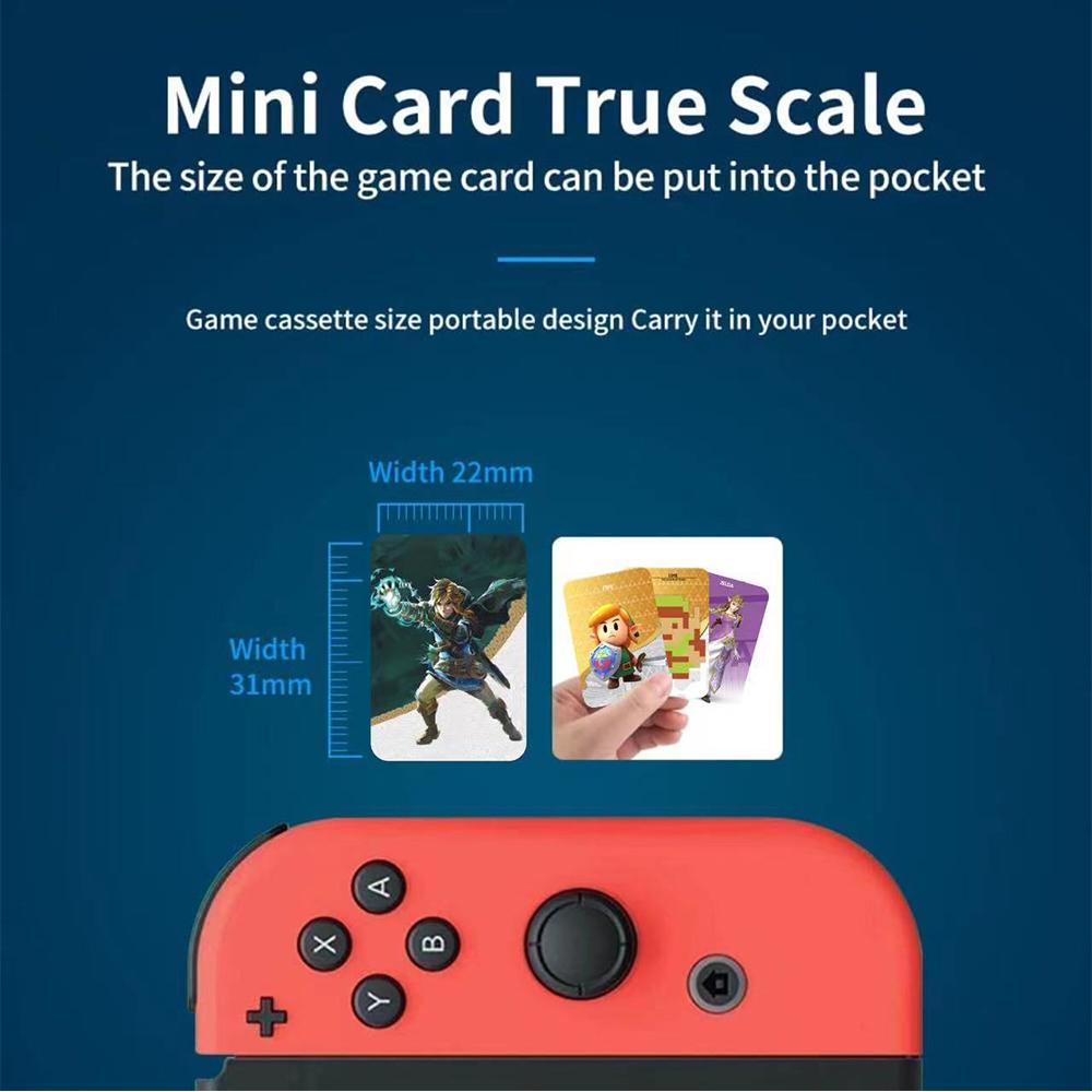 Minispillkort som er kompatible med ZLD Tears of The Kingdom og Breath of The Wild
